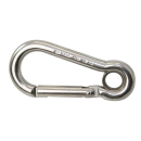 Edelst.-Karabinerhaken AISI316 mit Kausch 70mm, NB6270