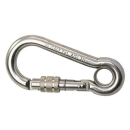 Edelst.-Karabinerhaken Schraubsicherung 100mm, NB6310