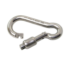Edelst.-Karabinerhaken Federsicherung 80mm, NB6480