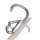 Edelst.-Bojen-asymm.-Karabinerhaken 200mm, NB6620