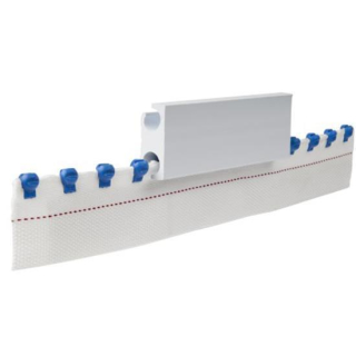 Zip-Keder "Perlenkette" 9mmØ 37mm PVC Fahne, NRK90