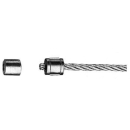 Stophülse Kupfer 3/32" 2.5mm rund (gelb) 10St., NTS117J-10