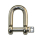 Edelst.-Schäkel geschm. D-Form halblg. 5mm, PG8205