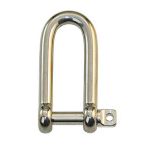 Edelst.-Schäkel geschm. D-Form lang 5mm, PG8305