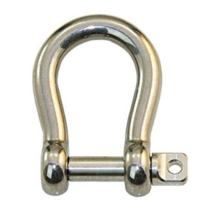 Edelst.-Schäkel geschm. geschweift 5mm, PG8405
