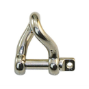 Edelst.-Schäkel geschm. gedreht kurz 8mm, PG8608