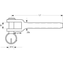 Gabel-Terminal für 4mmØ/Bolzen 8mm...
