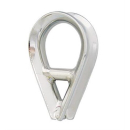 Edelstahlkausch mit Steg AISI316 für 12mm Tau, PH119912