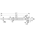 Wantensp.Bronze 5/16"Gabel/Terminal 5mmØ...
