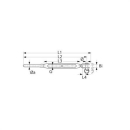 Wantensp.Bronze 3/4"Gabel/Terminal 10mmØ...