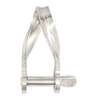 Gedrehter Schäkel Flachmaterial Bolzen M6, PH170006