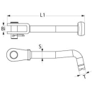 T-Terminal mit Gabel Bolzen 9.5mmØ AISI316, PH613495