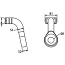T-Terminal geschmiedet für Tau 3mm, PH616506F