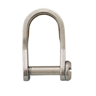 D-Schäkel Flachmat.Schlitzschraube M5 2St.Pack, PI160052-2SB