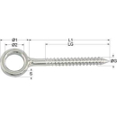 Ringschraube Holzgew.+Kragen 6x60mm (2St.-Pack), PK70660-2SB