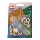 PRYM Messing-Ösen gelb 8.0mm (24St.)SB-Karte, PR541375