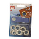 PRYM Messing-Ösen vernickelt 14mm(6B)10St.SB-Karte,...
