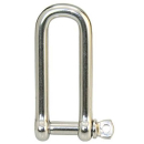 Edelstahlschäkel D-Form lang 5mm <10-St.Pack>,...