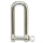 Edelstahlschäkel D-Form lang 8mm <10-St.Pack>, PZ8308-10