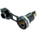 Einbausteckdose mit Deckel 6-24V max. 16A rund, QG02014