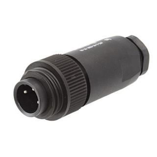 Flanschdose 3-polig (2+PE) 16A-230V, QG09021