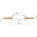 SELENE C matt WRM IP40, QL07002