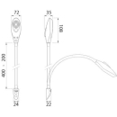 SHARK 30 LED 200mm Schwanenhals, QL38091220
