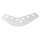 RUTGERSON Schothorn-Brett 230x70x2mm silber elox., RS119007