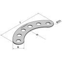 RUTGERSON-Schothornbrett schwarz 258*55mm, RS1191025B