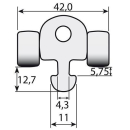 Lattenrutscher für Rutgerson Lattenspanner, RS15301903