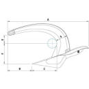 VULCAN Anker 9kg verzinkt, RV009