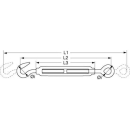 Spannschloss M8 offen Auge/Haken, SP148008