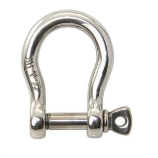 Edelstahl-Schäkel geschmiedet geschweift 24mm, SR11249