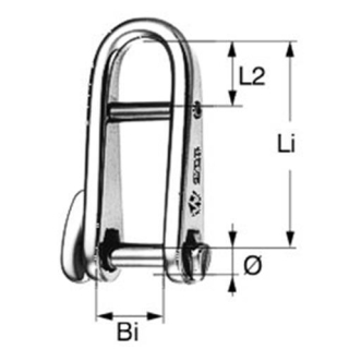 WICHARD-Schlüsselschäkel 5mm, SR1432-SB