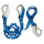 WICHARD Lifeline elastisch drei Sicherheitshaken, SR7006