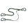 PROLINE Lifeline 2m elastisch 2 Sicherheitshaken, SR7031
