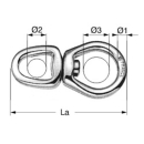 WICHARD-Wirbel geschlossen 80mm kugelgelagert, SR82467