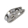 Drahtfall-Mastrolle f. Profil 25 x 6mm Messing v., SS0106