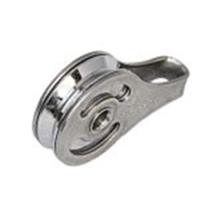 Bockrolle vertikal/horiz. 25 x 6mm Mess. verchr., SS0118