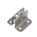 Bockrolle vertikal/horiz. 25 x 6mm Mess. verchr., SS0118