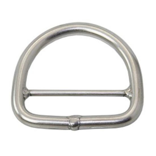 D-Ring 60 x 8.0mm + 4mm Steg Industriefinish, SS1757