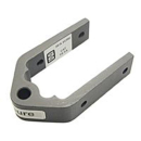 oberer Ruderbeschlag 38mm Alu schwarz 10mm pin, SS2204