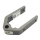 oberer Ruderbeschlag 54mm Alu schwarz 10mm pin, SS2208