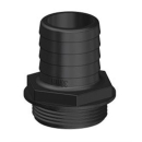 Aquavalve-Anschluss schwarz 0° 19mm SB-verpackt, TD90542