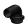 Aquavalve-Anschluss schwarz 0° 19mm SB-verpackt, TD90542