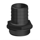 Aquavalve-Anschluss schwarz 0° 25mm SB-verpackt, TD90543
