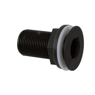 TD-Borddurchbruch KS schwarz FLUSH 3/4", TD90677