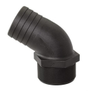 TD-Schlauchanschluss schwarz 120° 38mm 1 1/4",...