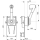 B184 Einhand-Geber Seitenmont. Leerlaufraste+Trimm, UF38946D