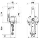 Einhandschaltung B501B, UF43031E